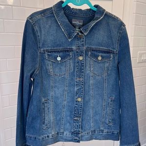 Market & Spruce Camila Boyfriend Denim Jacket, Size XL
